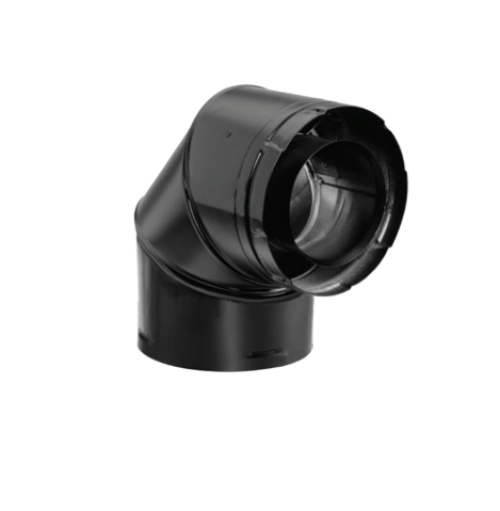 90 Degree Black Swivel Elbow