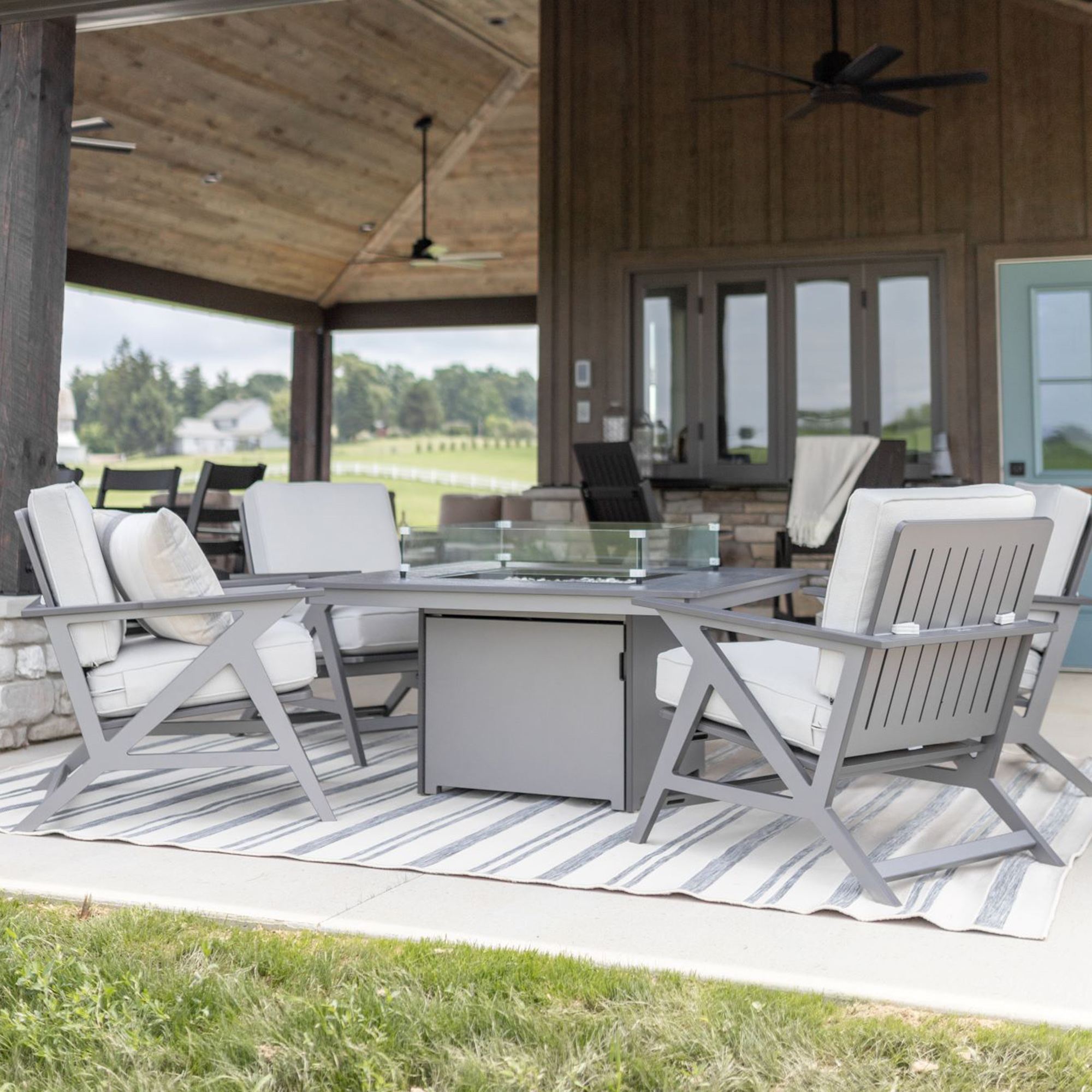 Numa 47" Square Fire Pit