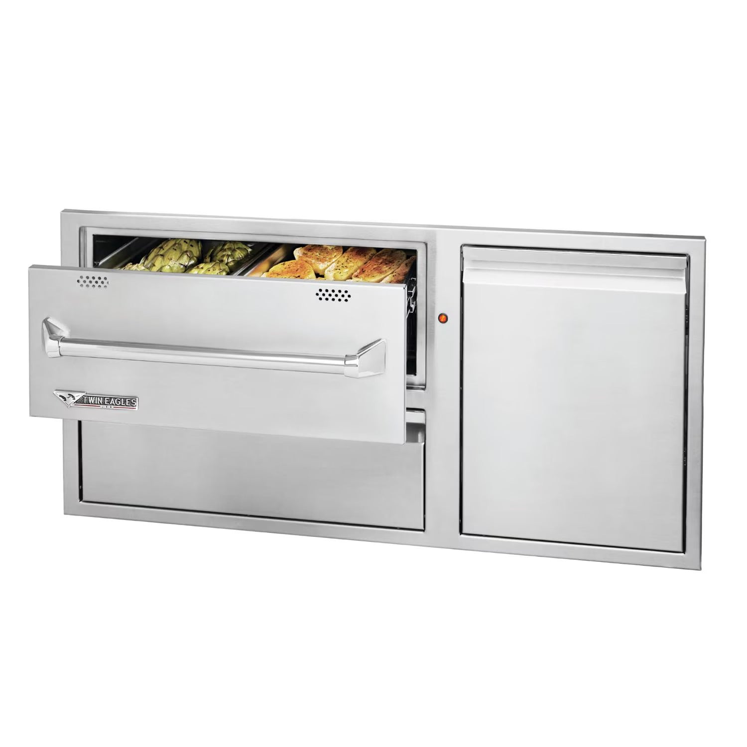 Twin Eagles 42" Warming Drawer Combo
