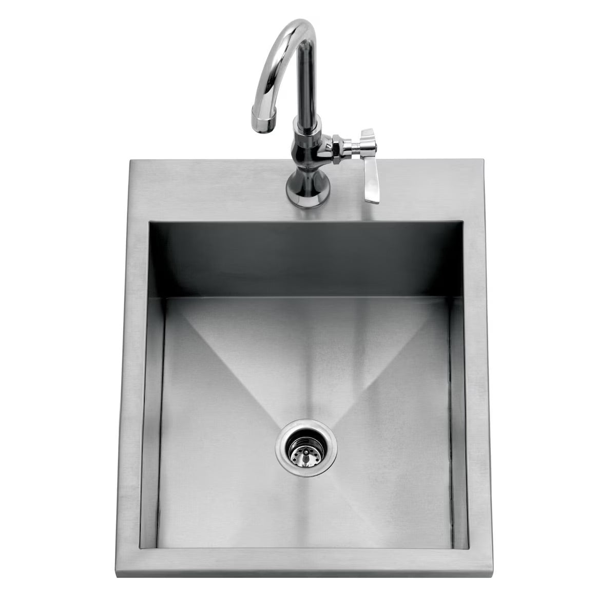 Delta Heat 15" Drop-In Outdoor Sink (Cold Faucet Included)