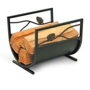 Artisan Pine Cone Wood Holder