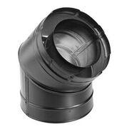 45 Degree Black Swivel Elbow