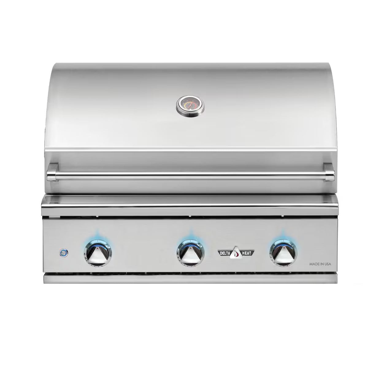 Delta Heat 32" 3-Burner Propane Gas Grill w/ Pedestal Cart Option