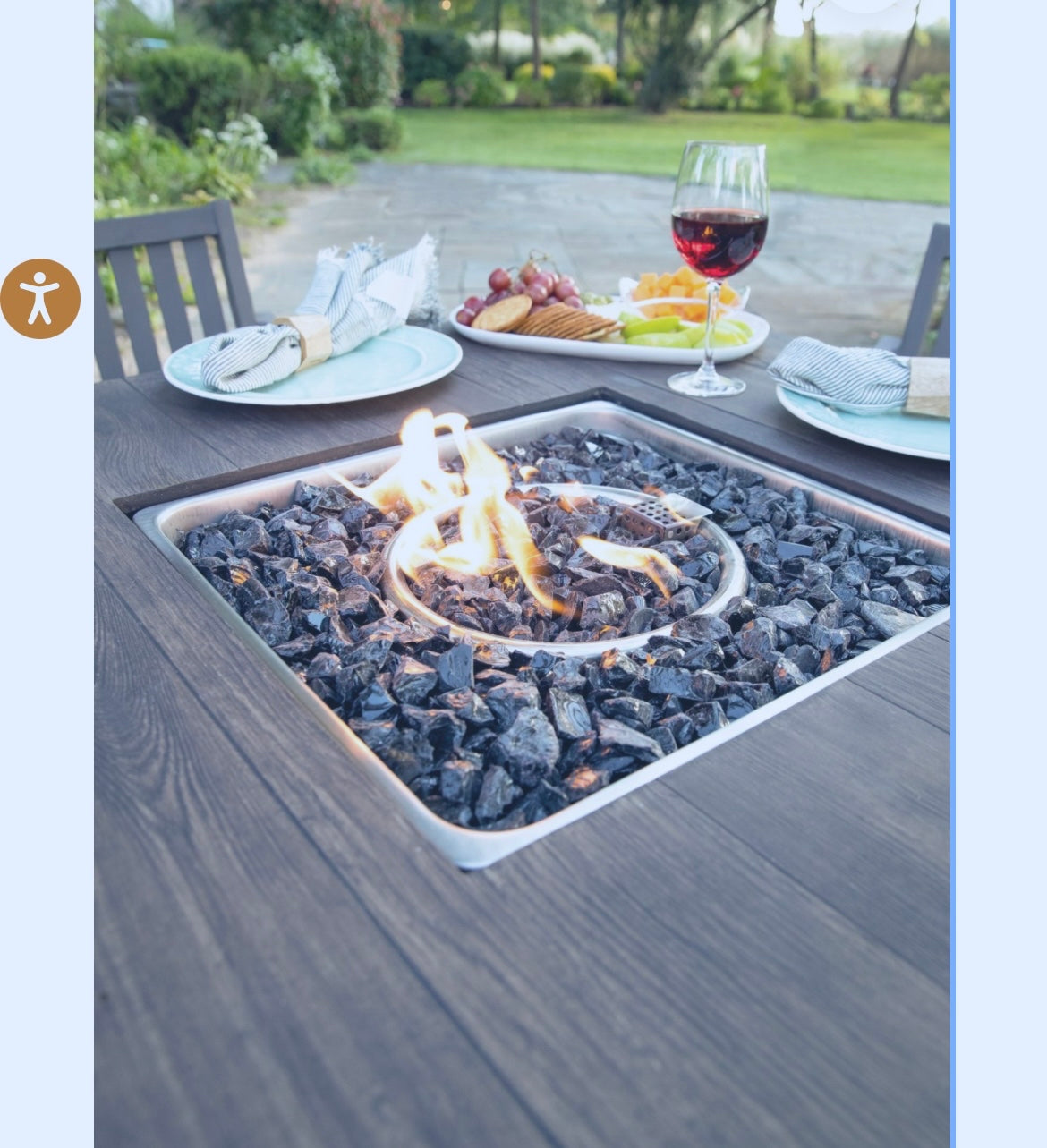 The Benjamin Gas Burning Fire Pit