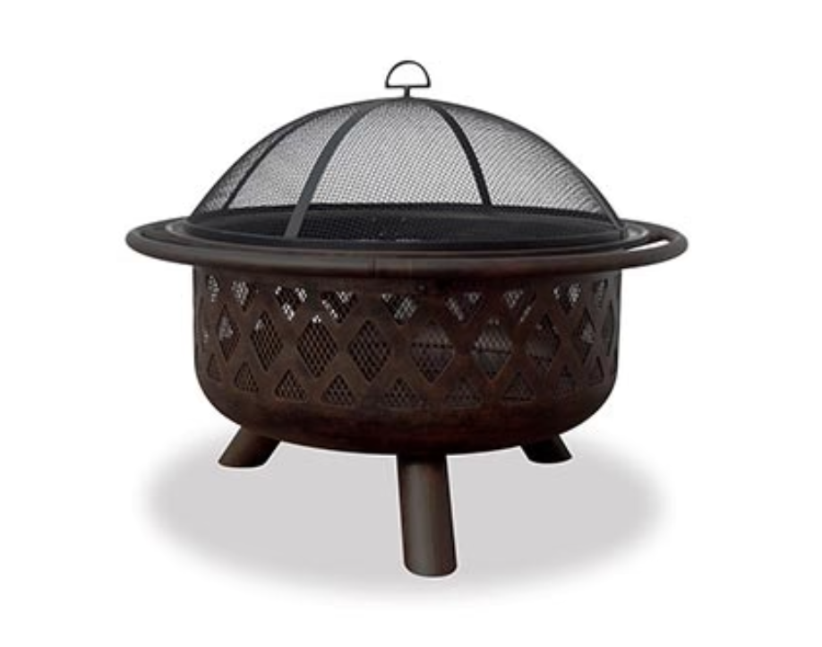 Criss-Cross Design Fire Bowl
