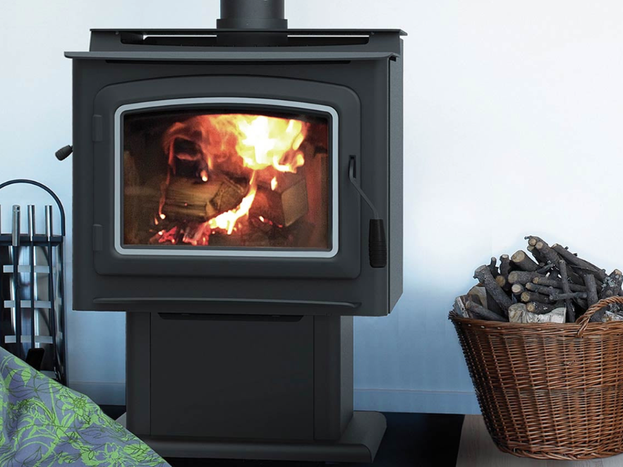 IronStrike Grandview Free Standing Wood Stove