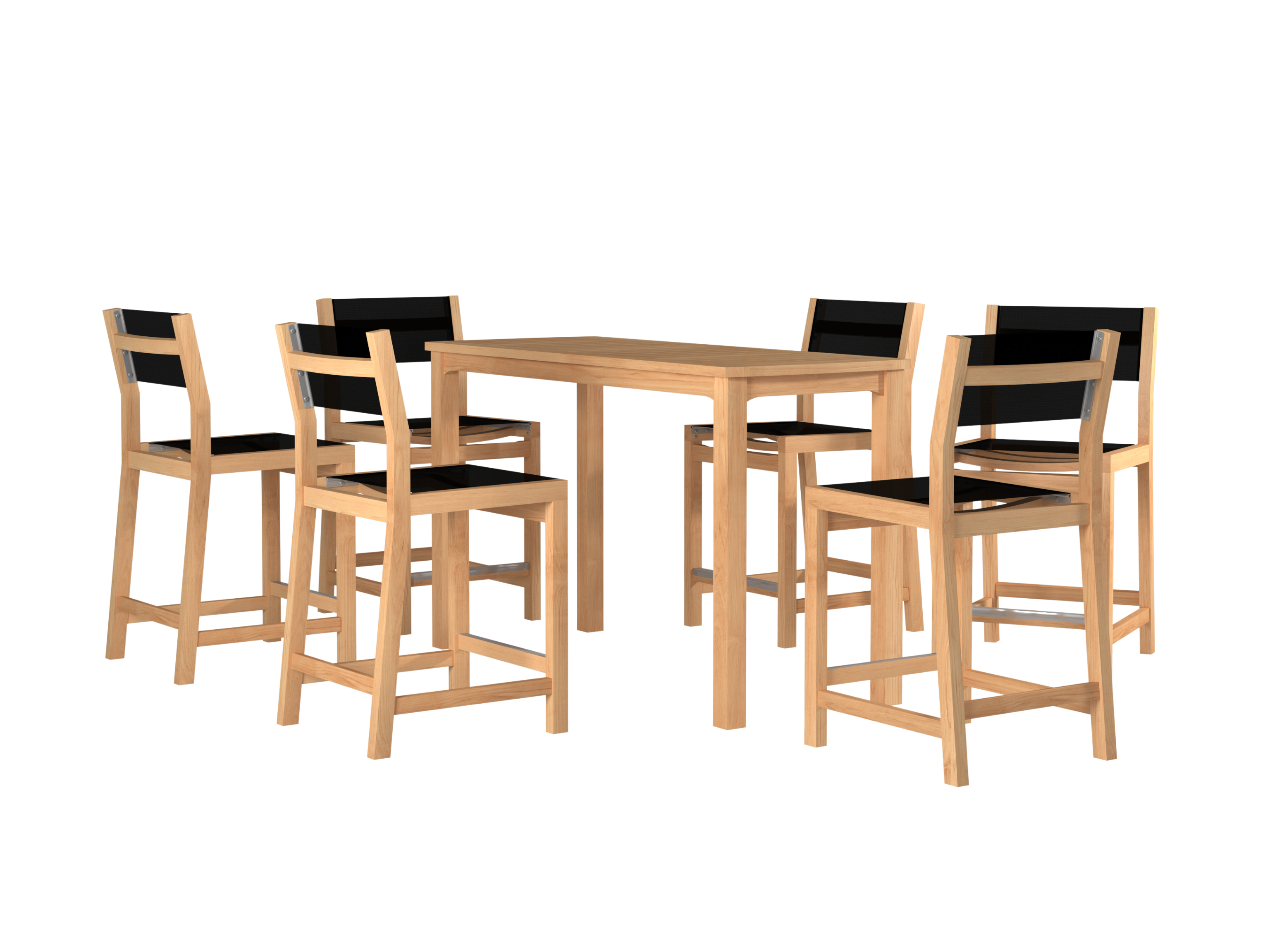 Pearl 7-Piece Counter Height Dining Set