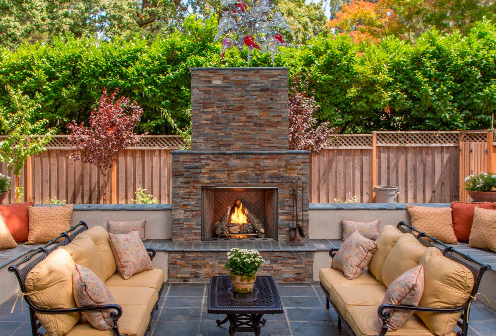 42" Courtyard Outdoor Vent Free Fireplace