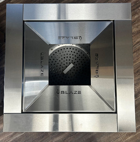Blaze Pellet Fire Pit Stainless Steel