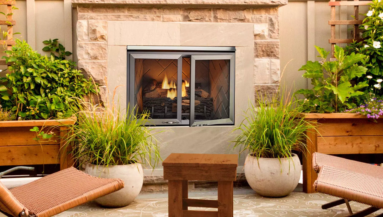 36" Vesper Outdoor Vent Free Fireplace