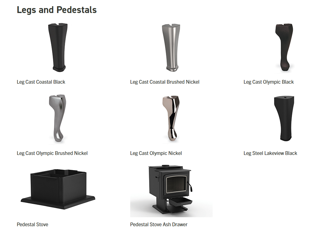 IronStrike Grandview Free Standing Wood Stove