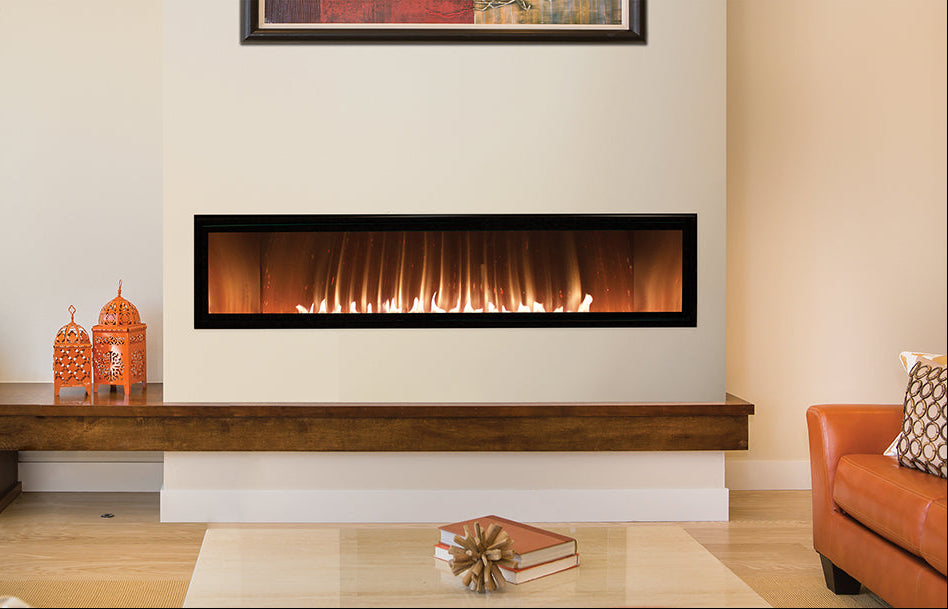 48" Boulevard Linear Single and See-Through Vent-Free Fireplace