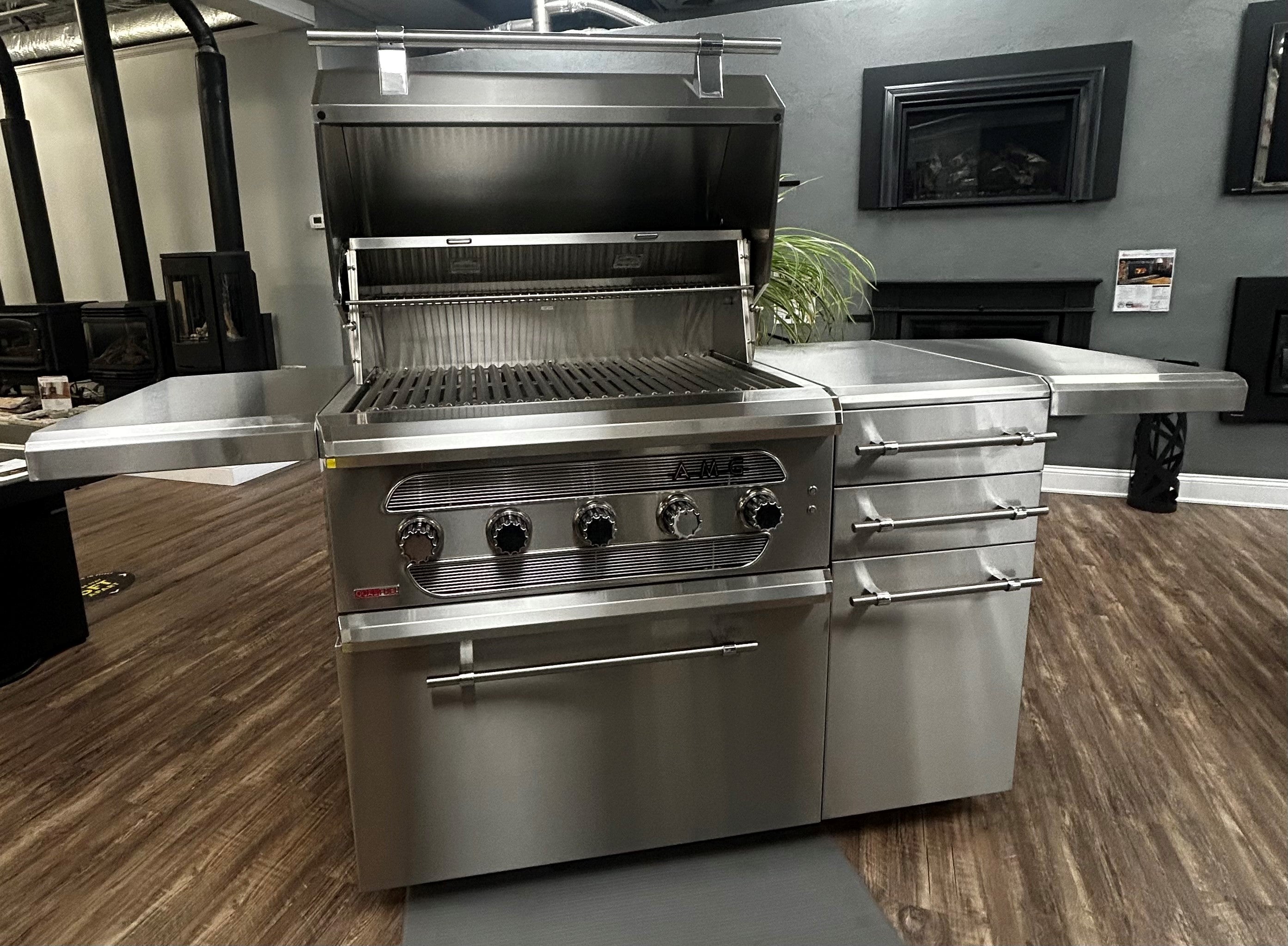 American Made Grills - Muscle 36" Gas Grill with Cart