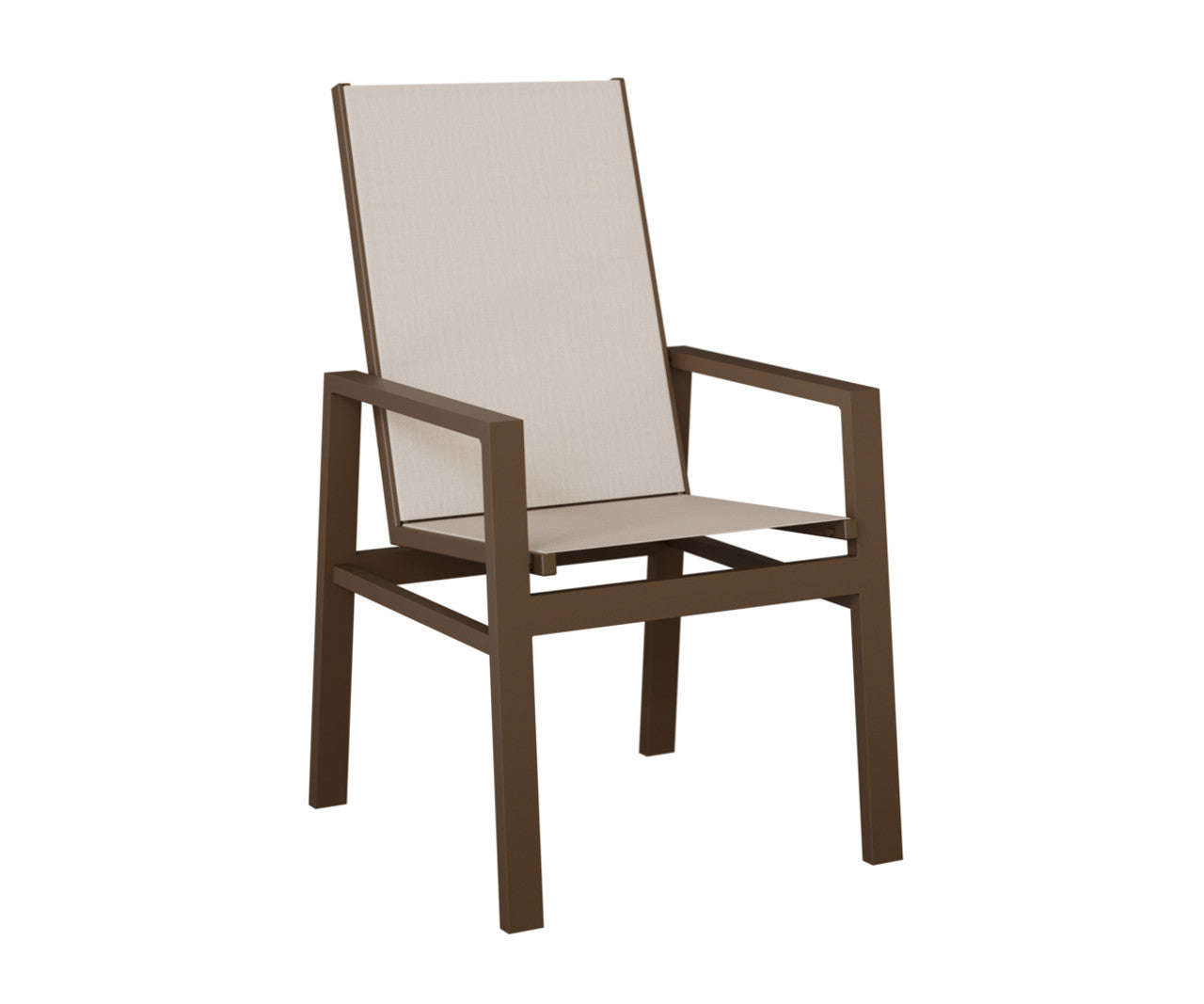 Vida High Back Padded Sling Dining Chair
