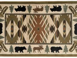 Bears & Moose On Patrol Vista Rug