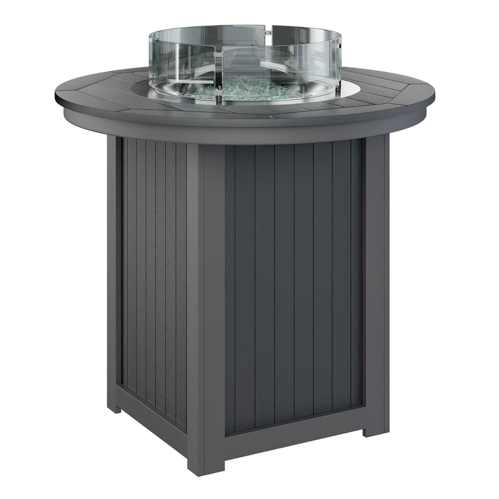 Donoma 44" Round Bar Fire Table