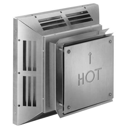 6" Square Horizontal Termination Cap