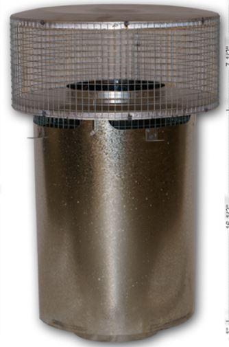 8" Round Top With Slip Section & Mesh