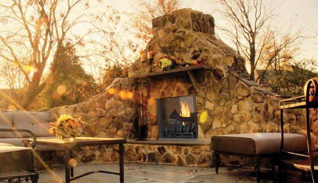 VRE 6000 Series - 42" Outdoor Vent Free Masonry Fireplace