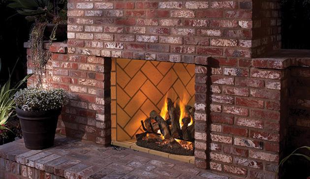 VRE 6000 Series - 50" Outdoor Vent Free Masonry Fireplace