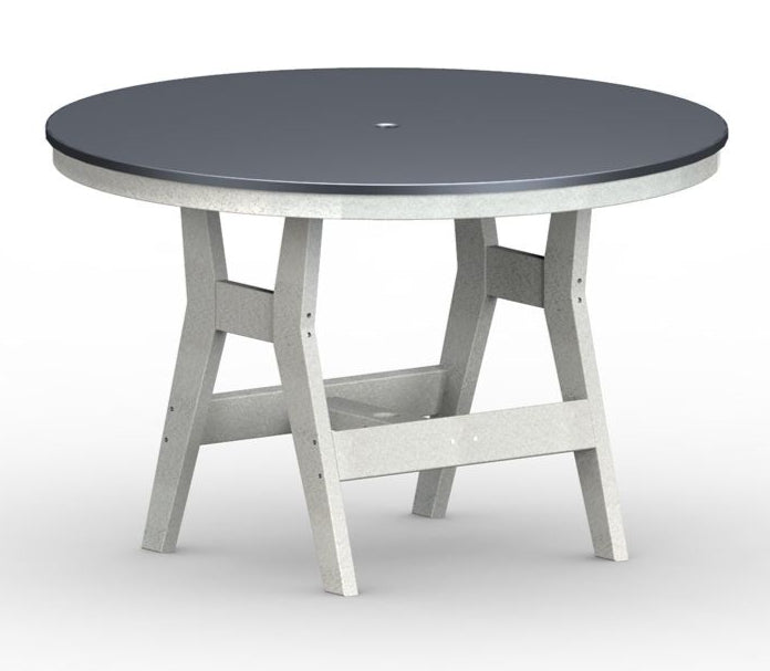 Harbor 48" Hammered Round Bar Table