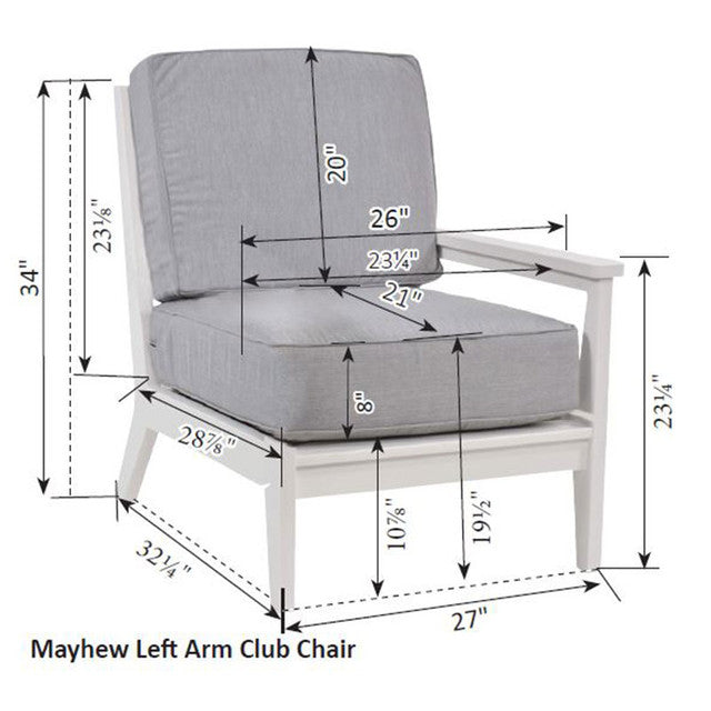 Mayhew Left Arm Club Chair