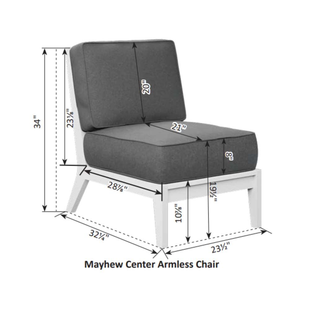 Mayhew Center Armless Chair