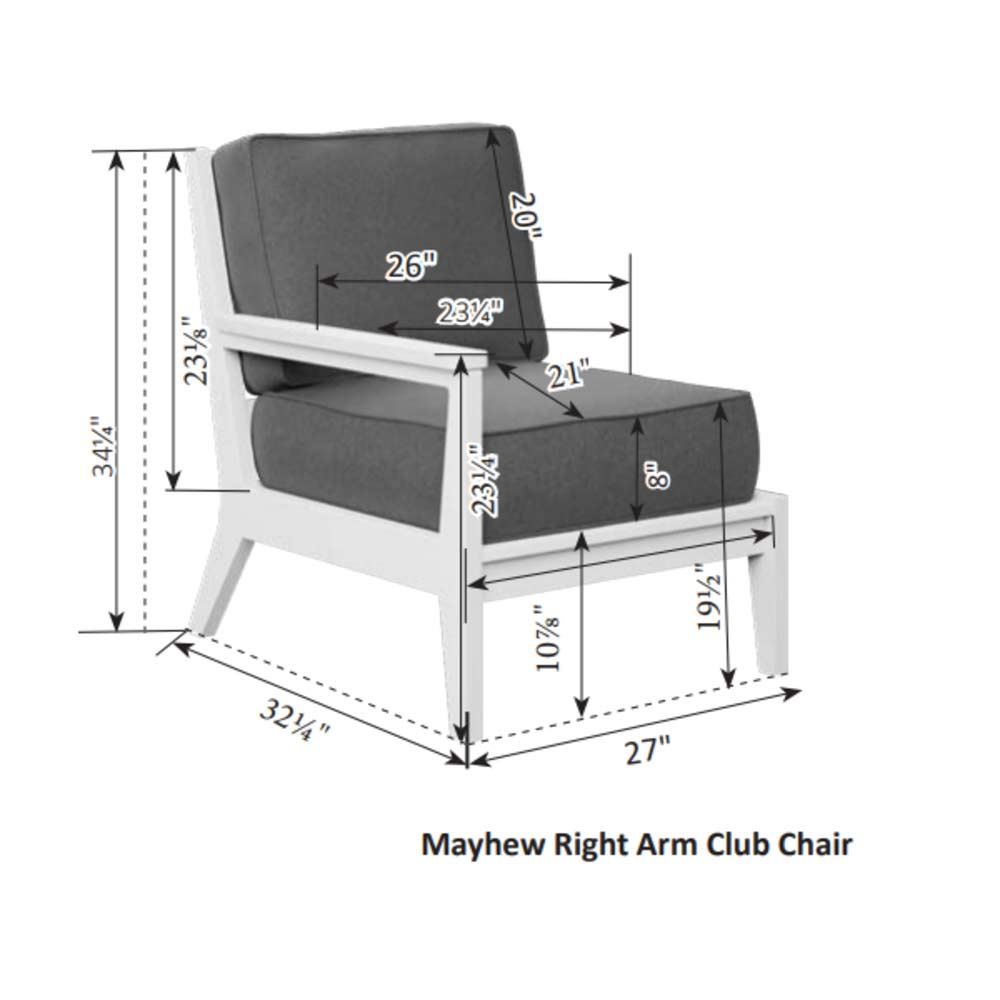 Mayhew Right Arm Club Chair