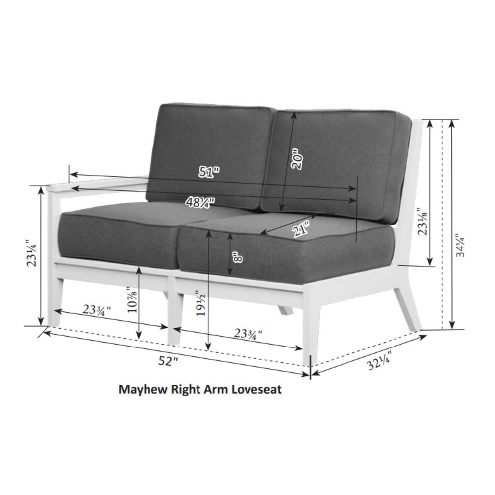 Mayhew Right Arm Loveseat