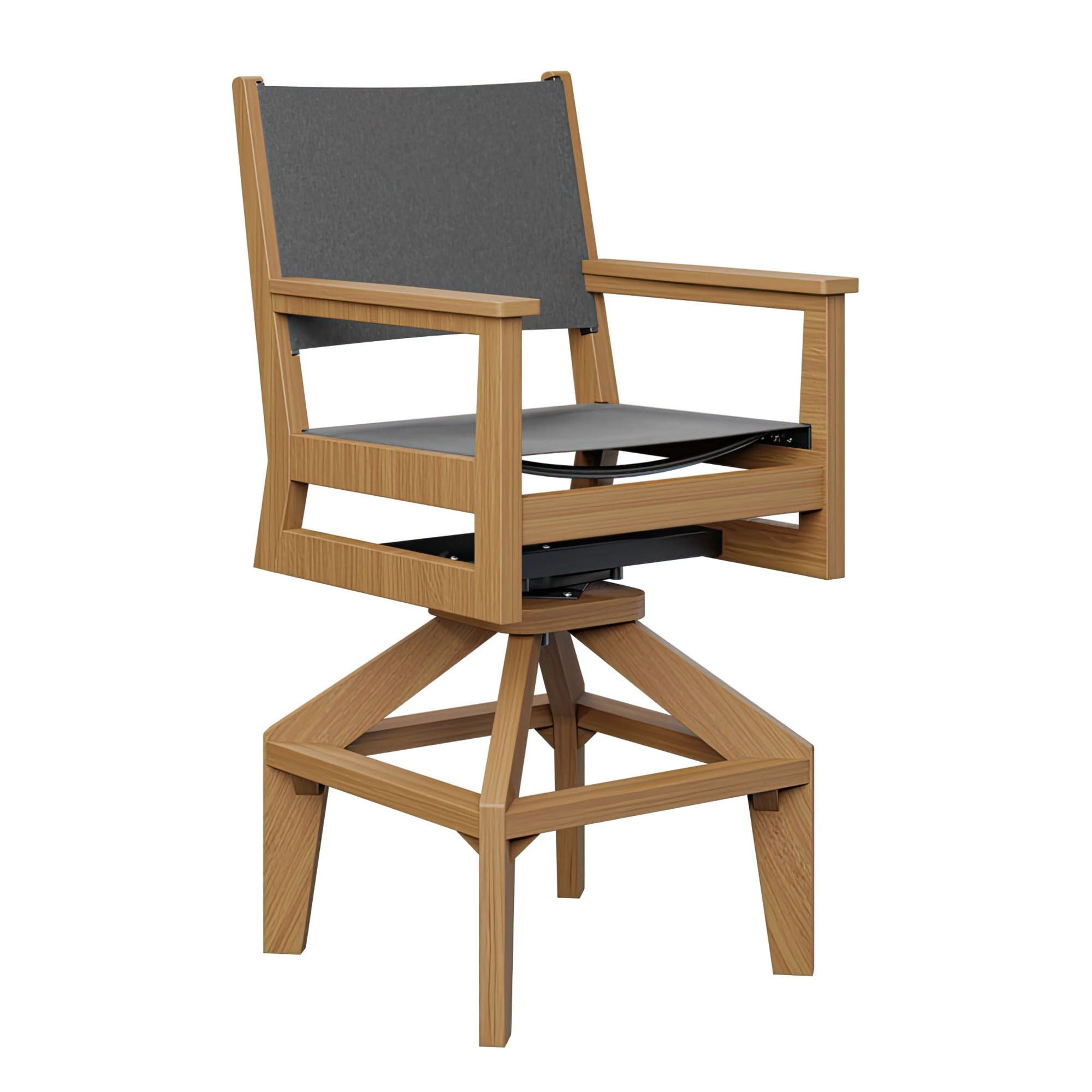Mayhew Sling Swivel Bar Chair