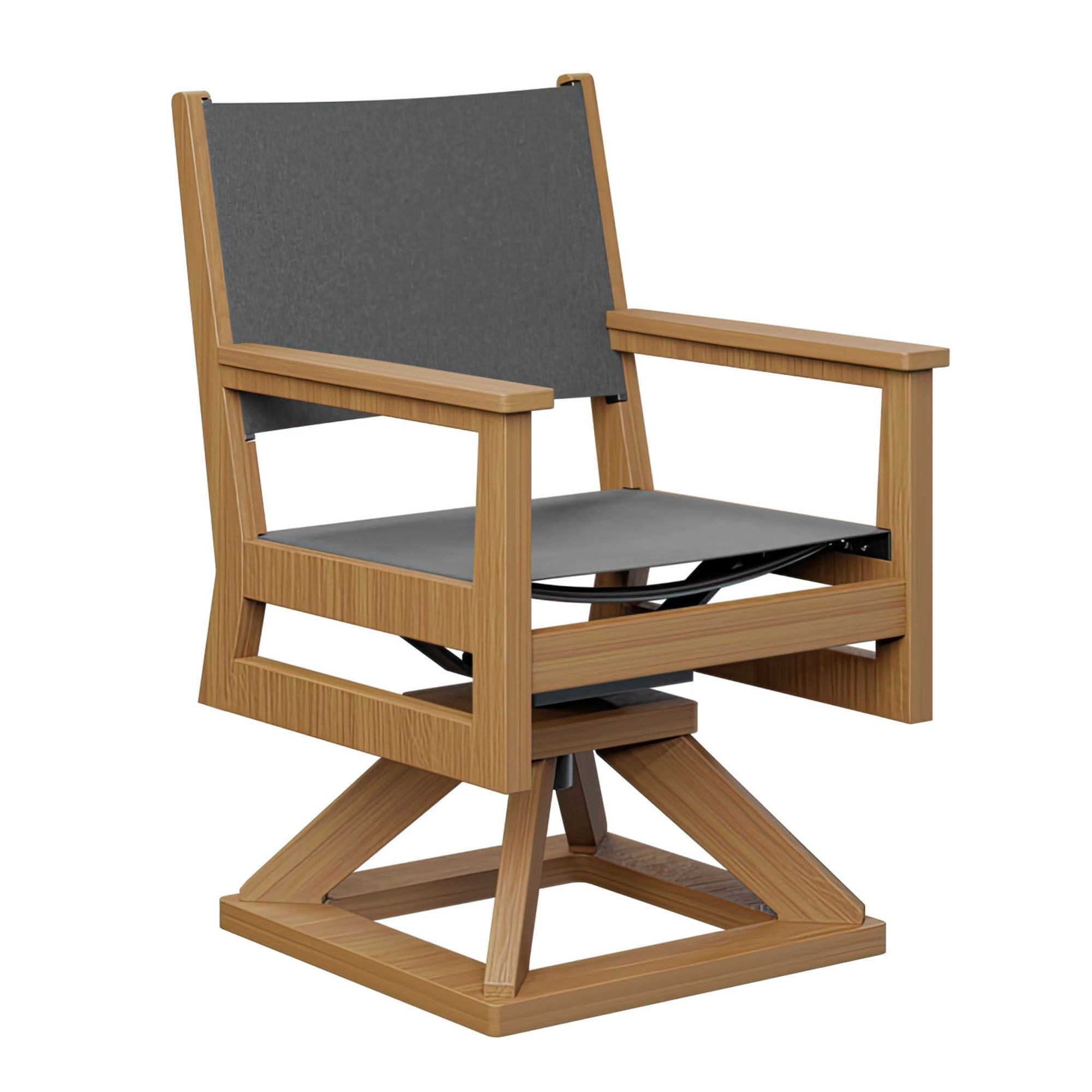 Mayhew Sling Swivel Rocker Dining Chair