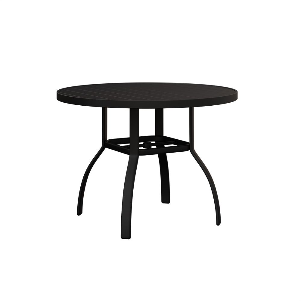 48 patio dining table with umbrella hole Murphy 42