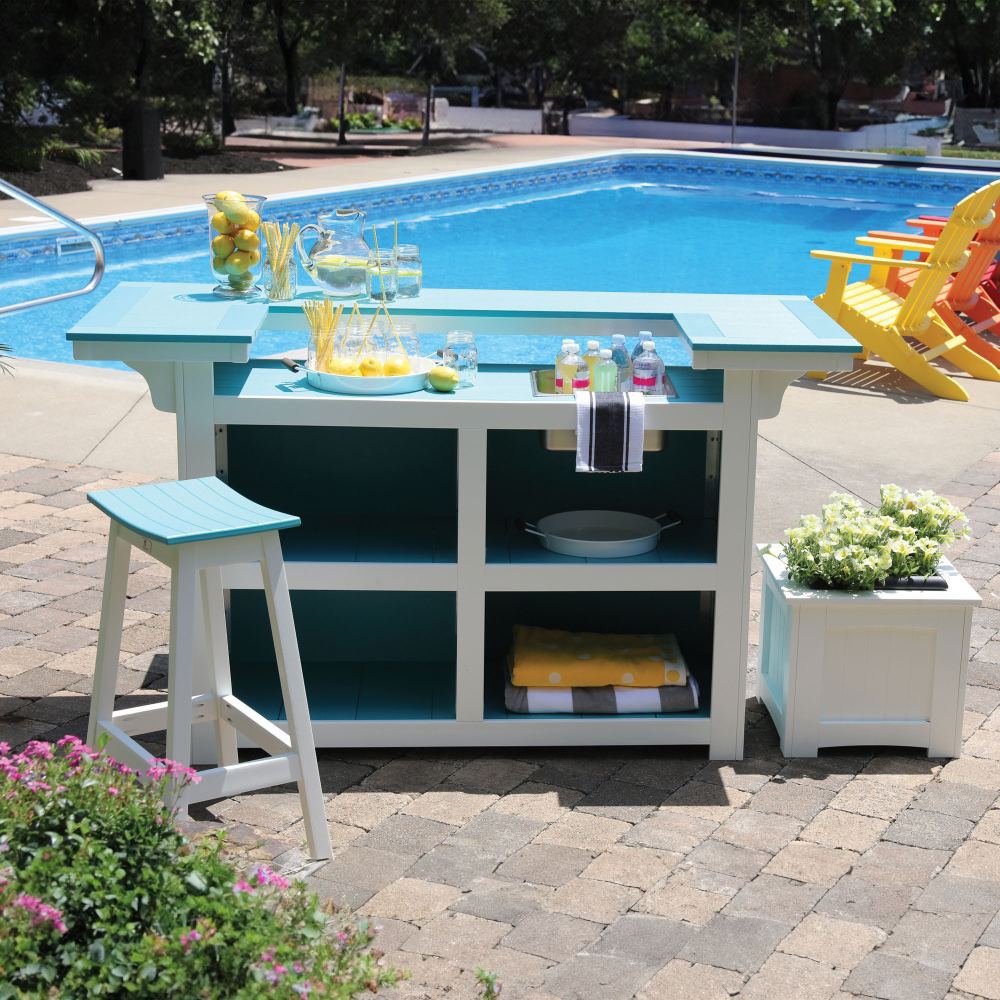 Outdoor Island w/ Ice Bowl