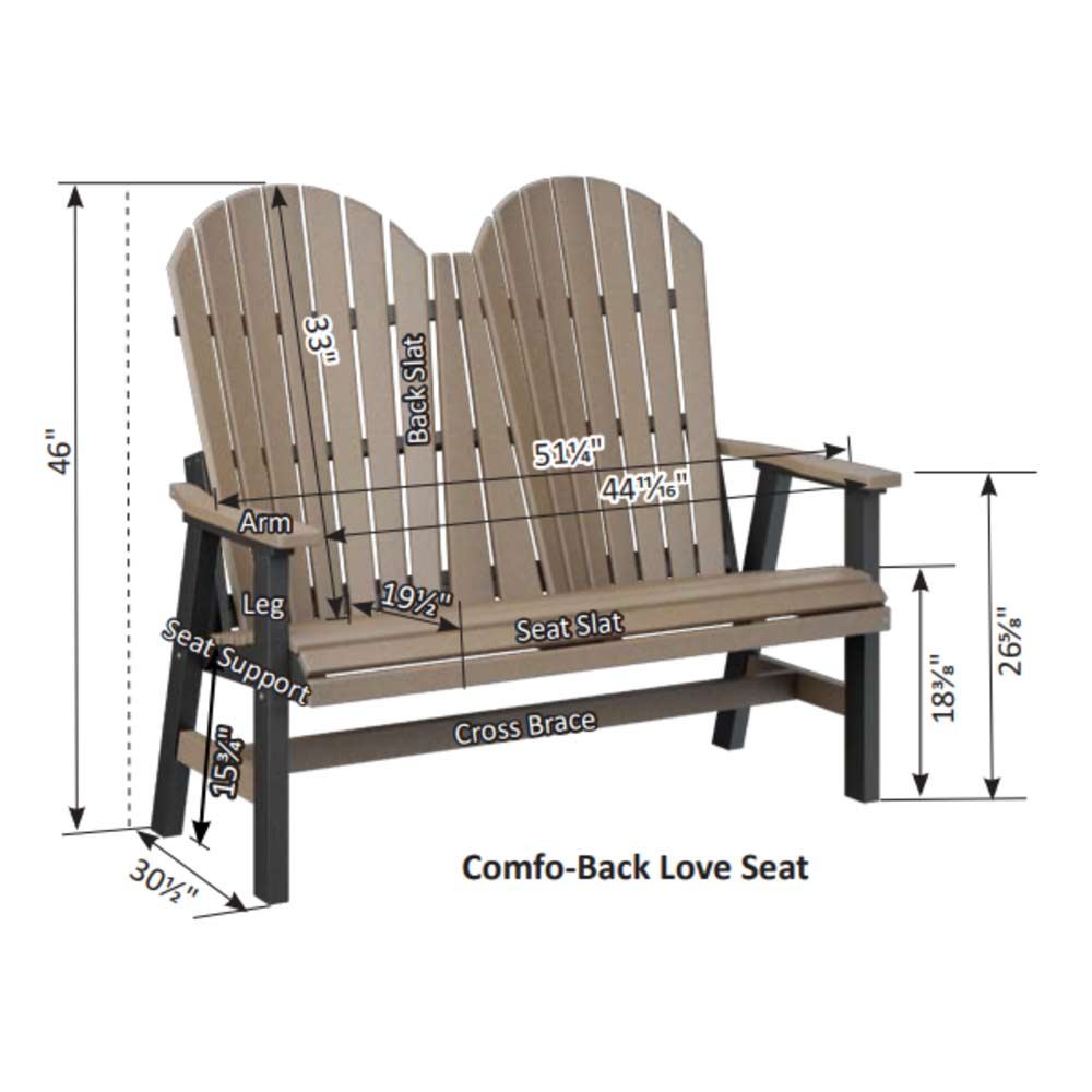 Comfo-Back Love Seat