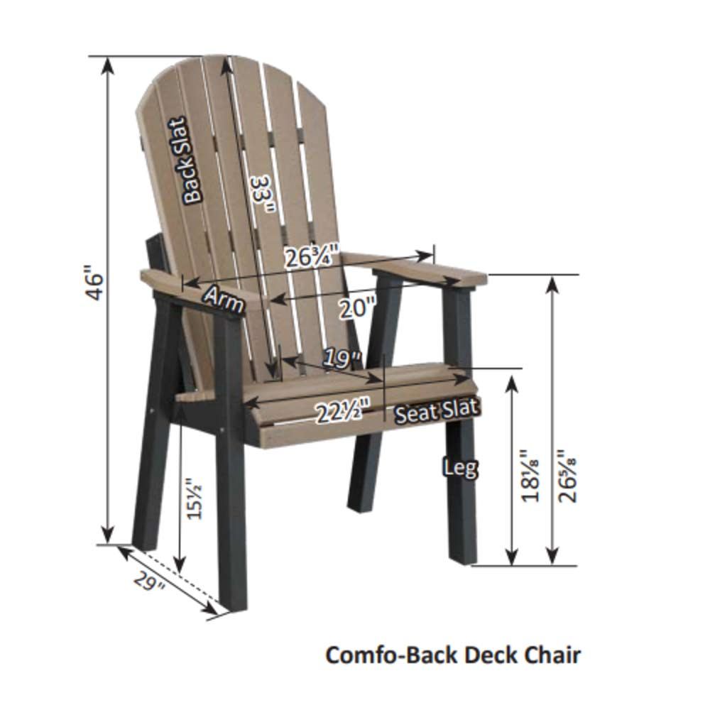Comfo-Back Deck Chair