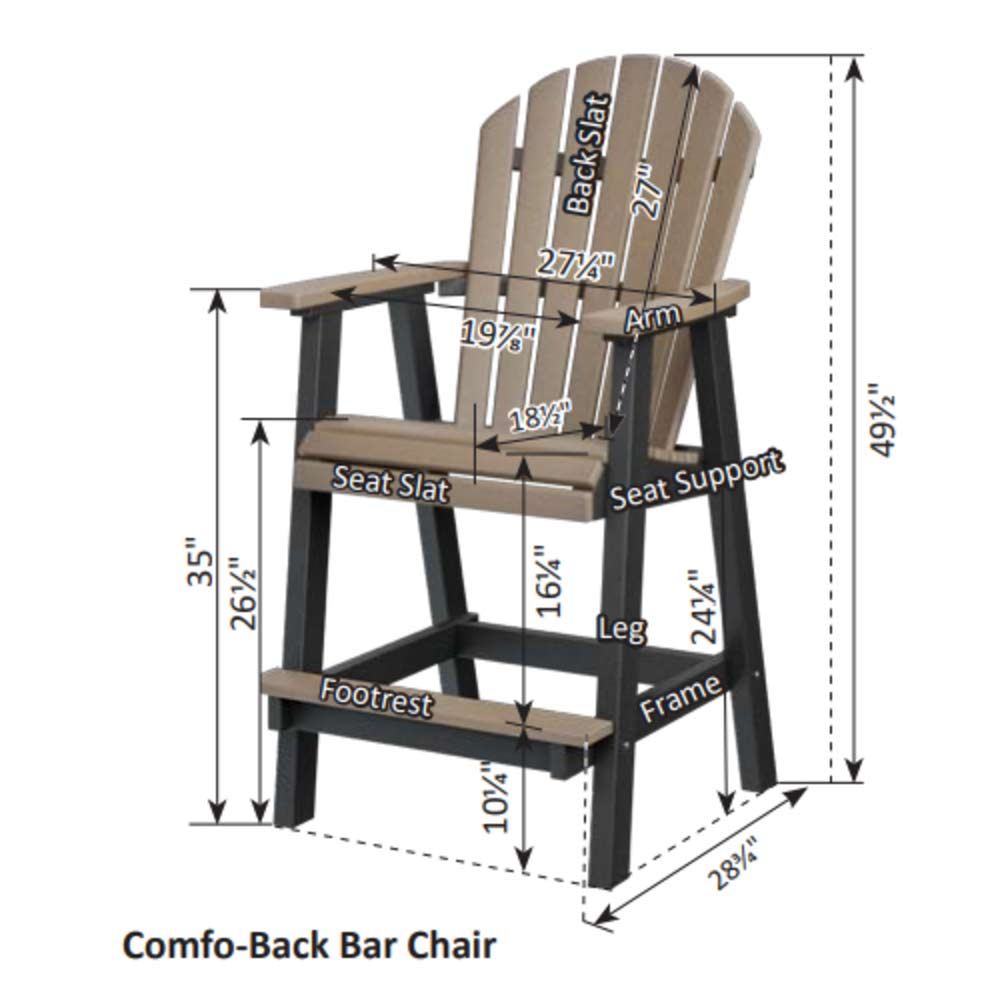 Comfo-Back Bar Chair