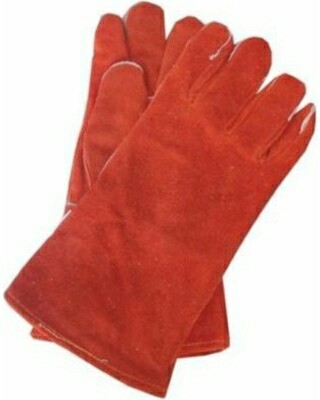 LEATHER FIREPLACE GLOVES