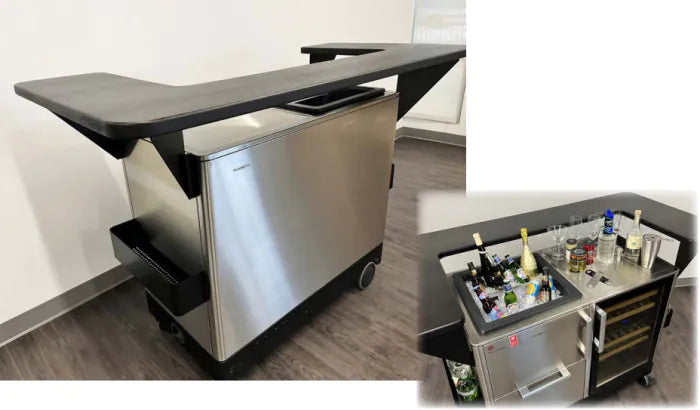 Dometic MoBar 550S Outdoor Mobile Bar with Bar Top Accessory