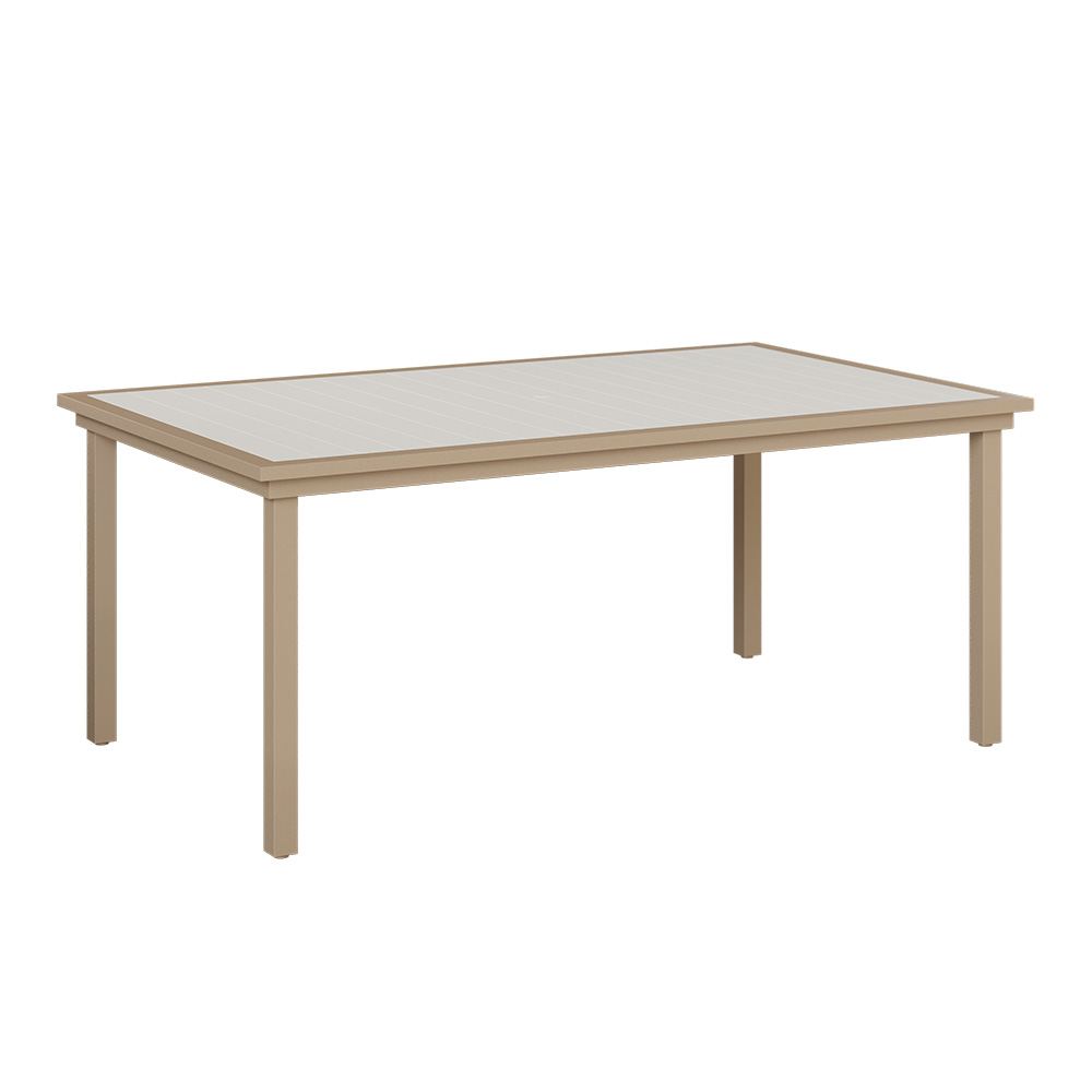 Vida 44" x 73" Poly Rectangular Dining Table