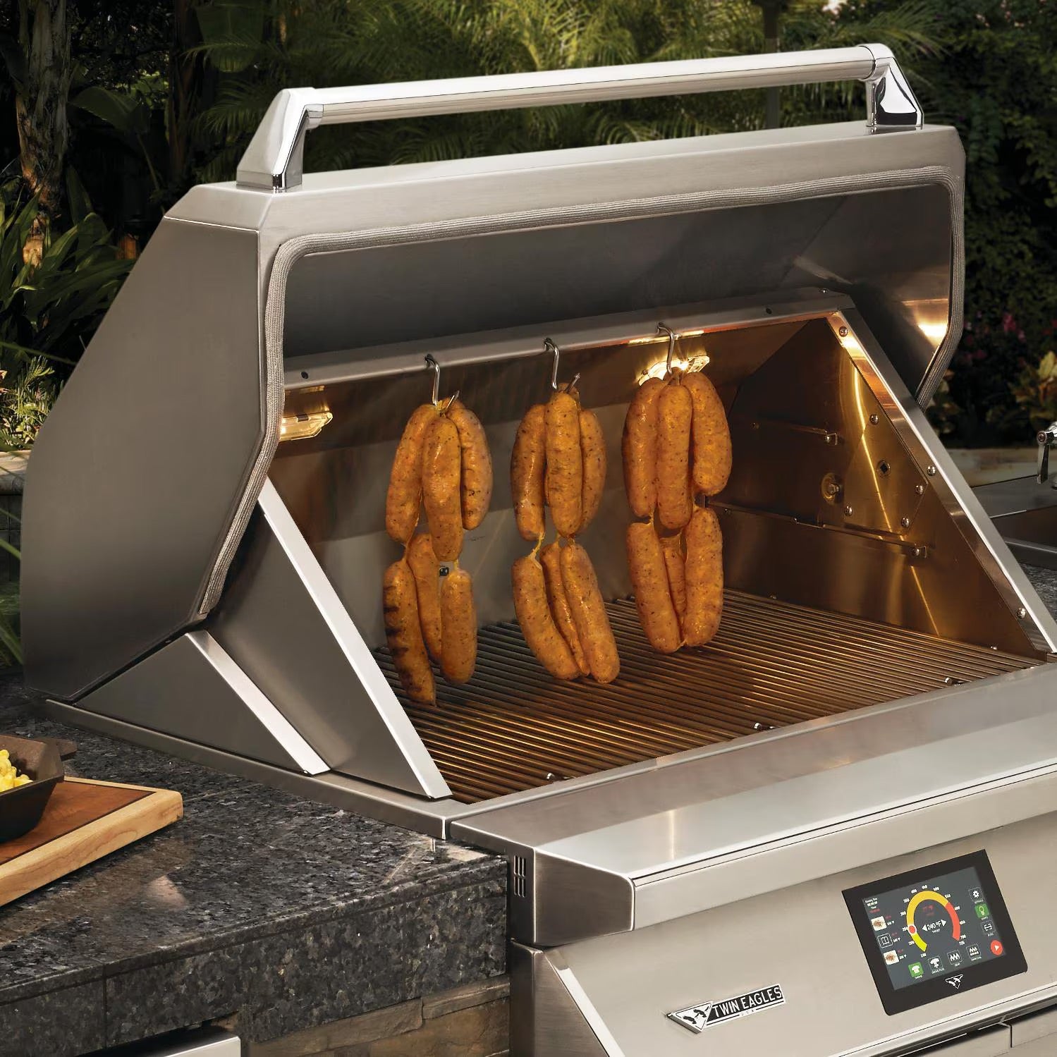 Twin Eagles Wi-Fi Controlled 36" Built-In Stainless Steel Pellet Grill and Smoker