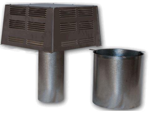 12" Sq Top Termination w/Slip Section
