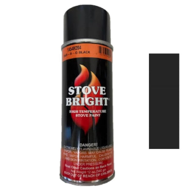 Stove Bright BBQ Black Semi-Gloss Paint 12oz