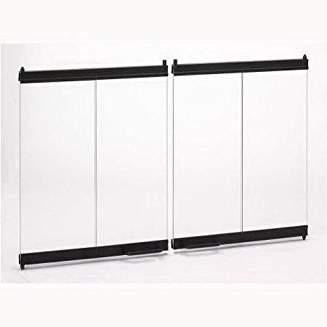 Extruded Aluminum Bi-Fold Doors for 42" - Black