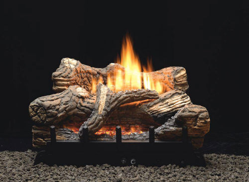 Flint Hill Vent-Free Millivolt Ceramic Fiber Log Set