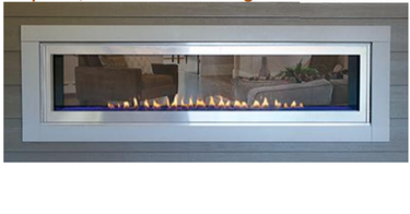 60” Boulevard Linear Single And See Thru Fireplaces
