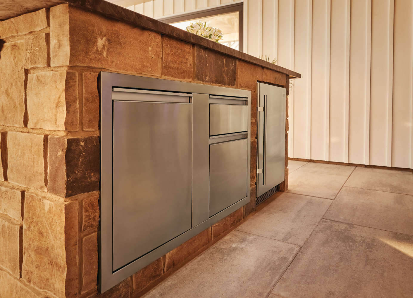 Large Door & Waste Bin/Drawer Combo