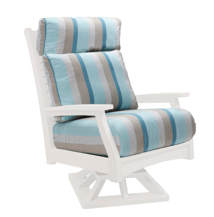 Classic Terrace High Back Swivel Rocker