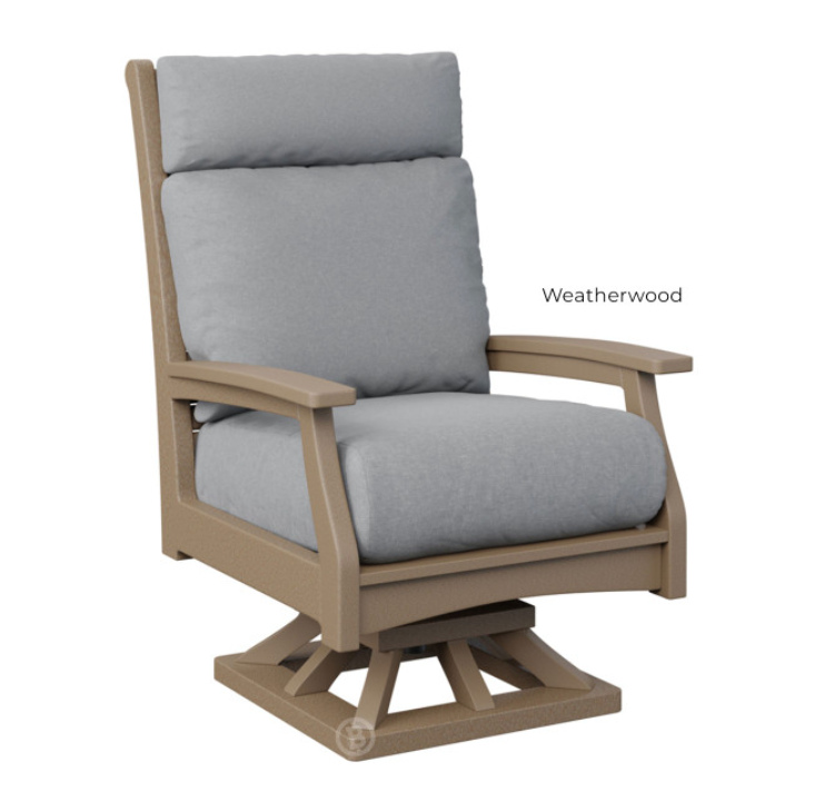 Classic Terrace High Back Swivel Rocker