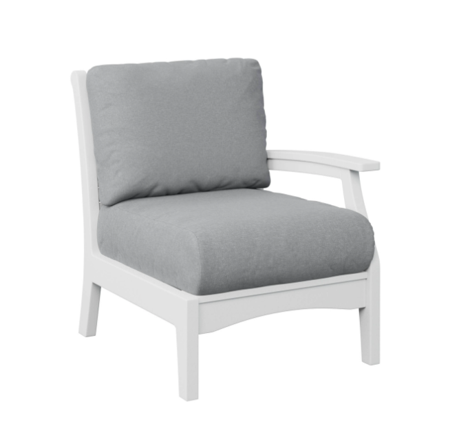 Classic Terrace Left Arm Club Chair - Regular Finish - Frame Only