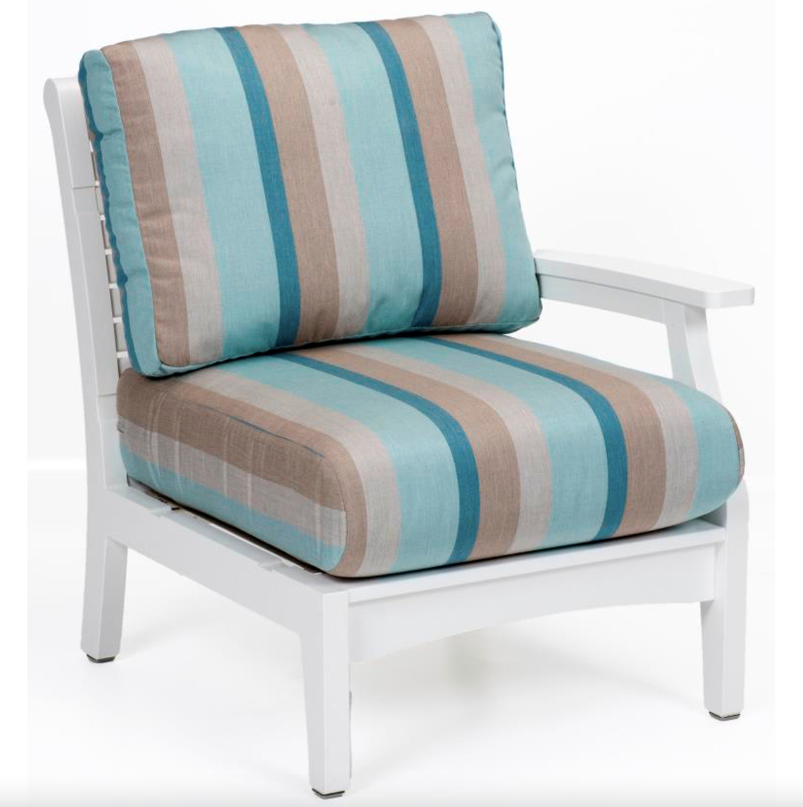 Classic Terrace Left Arm Club Chair – Regular Finish – Fabric Group A
